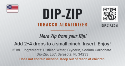 Dip-Zip Tobacco Alkalinizer